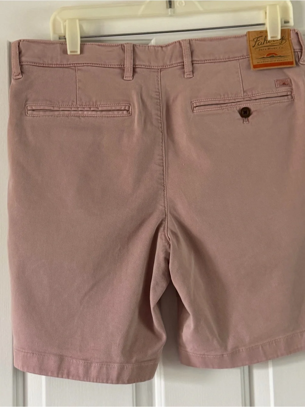 Faherty Brand Cosstline Men’s Chino Short Spring Quartz Size 32/8” Inseam NWT